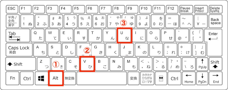 windows,全画面表示のショートカットキー