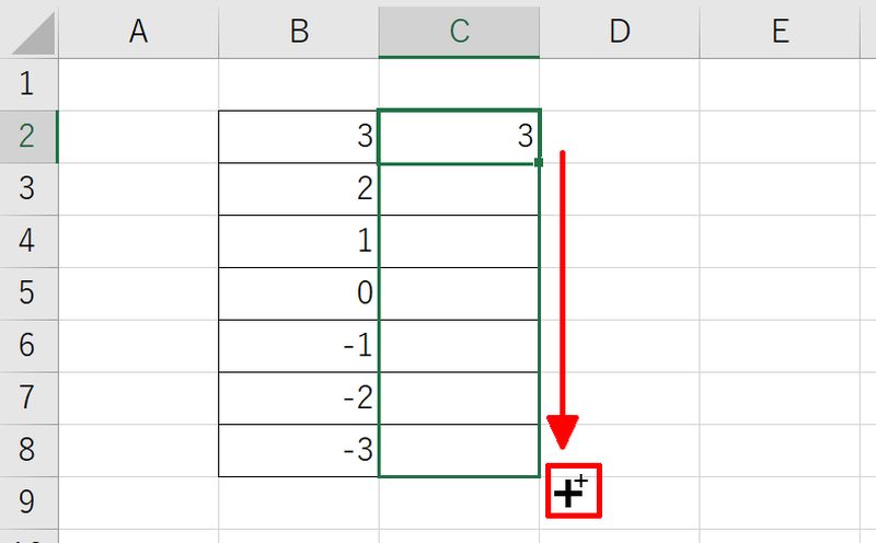 エクセルで絶対値をABS関数で表示する方法
